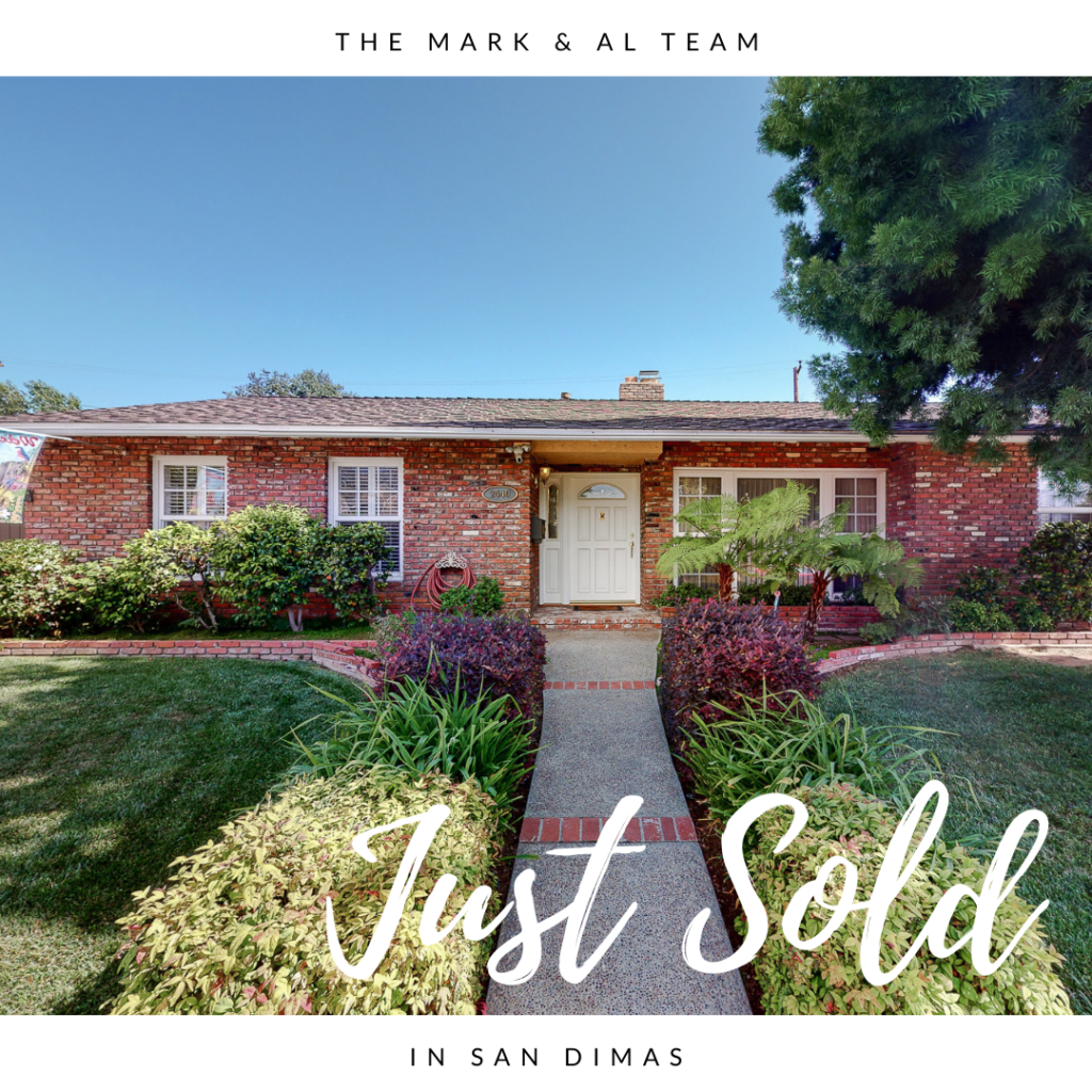 Just sold home in San Dimas by The Mark & Al Team The Best Real Estate Office in Glendora